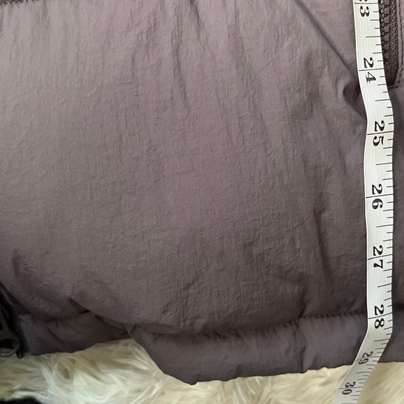 New Noize Cruelty-Free Outerwear Puffer Jacket Grey Plum L Eco Friendly Neutral - Picture 5 of 13